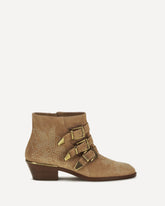 Suede Susan Boots - BEIGE | Base Blu