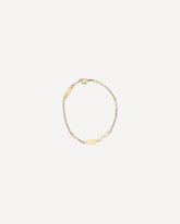 Bracciale Cassandre con charm in metallo e strass - ORO | Base Blu