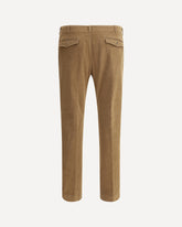Cotton slim Pants - BROWN | Base Blu