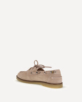 Suede Grace Loafers - BEIGE | Base Blu