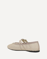 Net Ballerinas - BEIGE | Base Blu