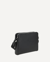 Gancini pattern Shoulder Bag - BLACK | Base Blu