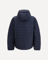 Stratus Tonal Label Hooded Jacket - BLUE | Base Blu