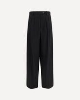 Wide-leg tailored Pants - BLACK | Base Blu