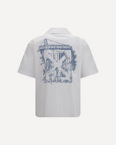 City Nature Bowling Shirt - WHITE | Base Blu
