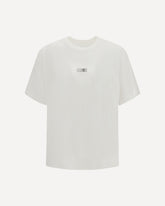 T-shirt with front printed logo - WHITE | Base Blu