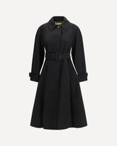 Ellingham gabardine Trench Coat - BLACK | Base Blu
