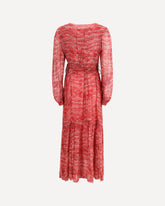 Amara long Dress - RED | Base Blu