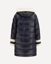 Kunto BG 02 shearling-collar puffer Jacket - BLUE | Base Blu