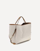 Large Carry Tote Bag - BEIGE | Base Blu