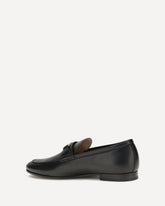 Mocassini VLogo Signature in nappa - NERO | Base Blu