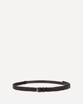 Cintura intrecciata - MARRONE | Base Blu
