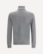 Regular fit turtleneck Sweater - GREY | Base Blu