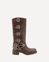 Leather Boots - BROWN | Base Blu