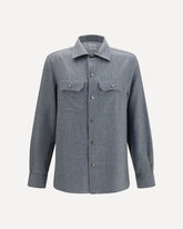 Virgin wool Shirt - GREY | Base Blu
