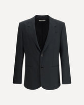 Giacca Monopetto in lana vergine - GRIGIO | Base Blu