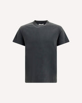 Standard cotton crewneck T-shirt - BLACK | Base Blu