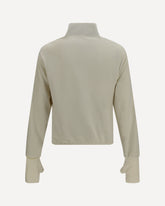Shell fleece zip Jacket - CREAM | Base Blu