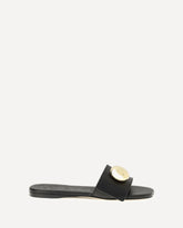 Pebble slide Sandals - BLACK | Base Blu