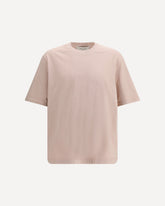 T-shirt con logo Golden reverse in rilievo  - ROSA | Base Blu