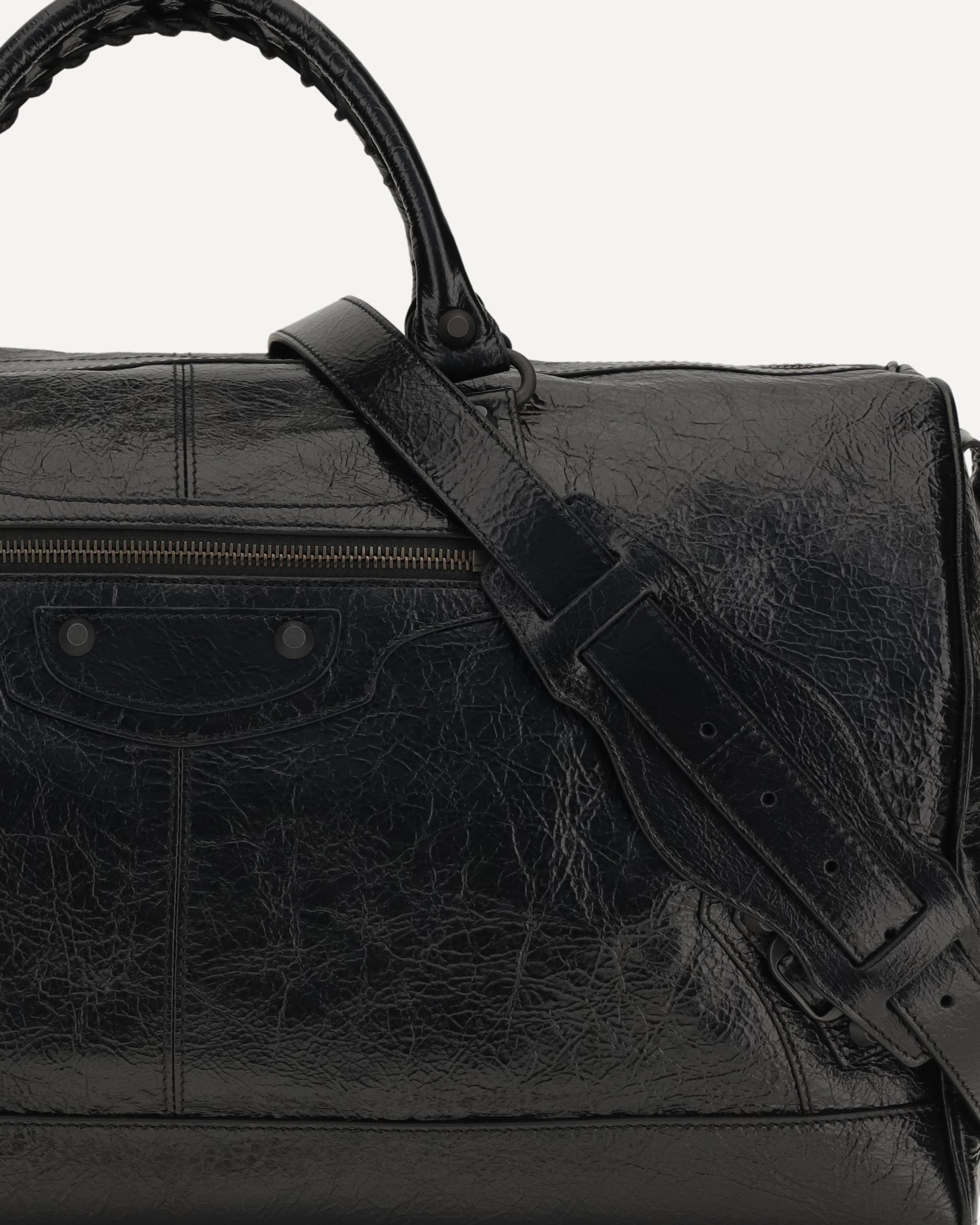 BALENCIAGA Large Le City Boston Travel Bag BLACK | Base Blu