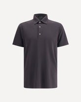 Maglia polo in jersey - MARRONE | Base Blu