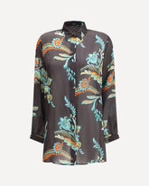 Women S Loose Fit Shirt - MULTICOLOUR | Base Blu