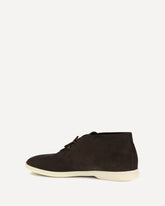 Desert Walk Derby Lace-Up Shoes - BLACK | Base Blu
