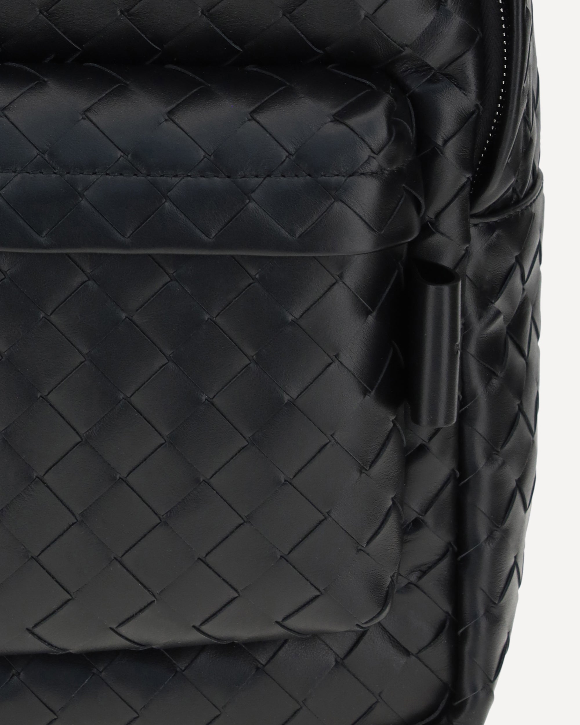 bottega veneta leather backpack BOTTEGA VENETA Intrecciato Backpack BLACK