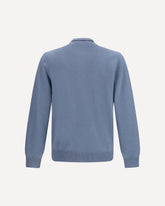 Pure cashmere Cardigan - LIGHT BLUE | Base Blu
