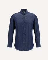 Giza 45 Denim Shirt - BLUE | Base Blu