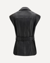 Gilet biker Gypsy - NERO | Base Blu
