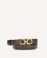 Gancini reversible Belt - BROWN | Base Blu