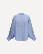 Antonia Voile Shirt - LIGHT BLUE | Base Blu