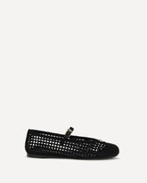 Crochet Ballerinas - BLACK | Base Blu