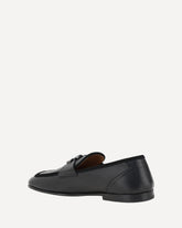 Mocassini in pelle - NERO | Base Blu