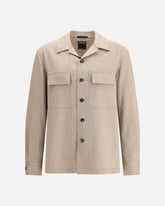 Cashmere Overshirt - BEIGE | Base Blu