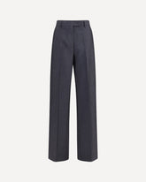 Pantaloni in kid mohair - GRIGIO | Base Blu
