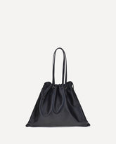 Borsa a Spalla con coulisse - NERO | Base Blu