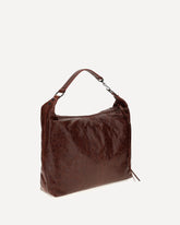 Medium Le City Hobo Shoulder Bag - BORDEAUX | Base Blu