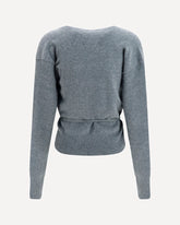 Cardigan N°516 Ella - GRIGIO | Base Blu