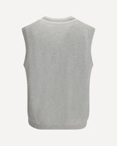 Logo patch Vest - GREY | Base Blu