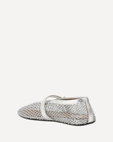 Mesh Ballerinas - SILVER | Base Blu