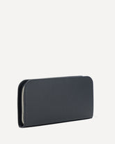 Grain de Poudre leather Wallet - BLACK | Base Blu