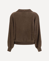 V-neck Sweater - BROWN | Base Blu