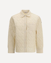 Lightweight padded and quilted Jacket - CREAM | Base Blu