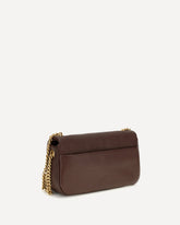 Medium Love Bag Click Soft Horizontal Shoulder Bag - BROWN | Base Blu