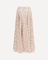 Floral print drawstring midi Skirt - MULTICOLOUR | Base Blu