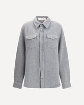 Camicia in cashmere - GRIGIO | Base Blu