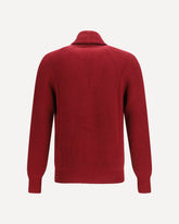 Ribbed Cardigan - RED | Base Blu